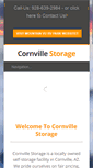 Mobile Screenshot of cornvillestorage.com