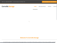 Tablet Screenshot of cornvillestorage.com